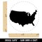USA United States of America Solid Self-Inking Rubber Stamp for Stamping Crafting Planners